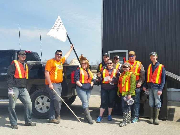 Perth County Junior Farmers Roadside Cleanup