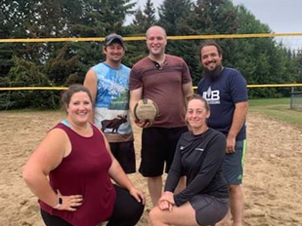 Stormont-Glengarry Junior Farmers volleyball tournament