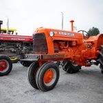 Allis Chalmers and Massey Fergusen Tractors on display